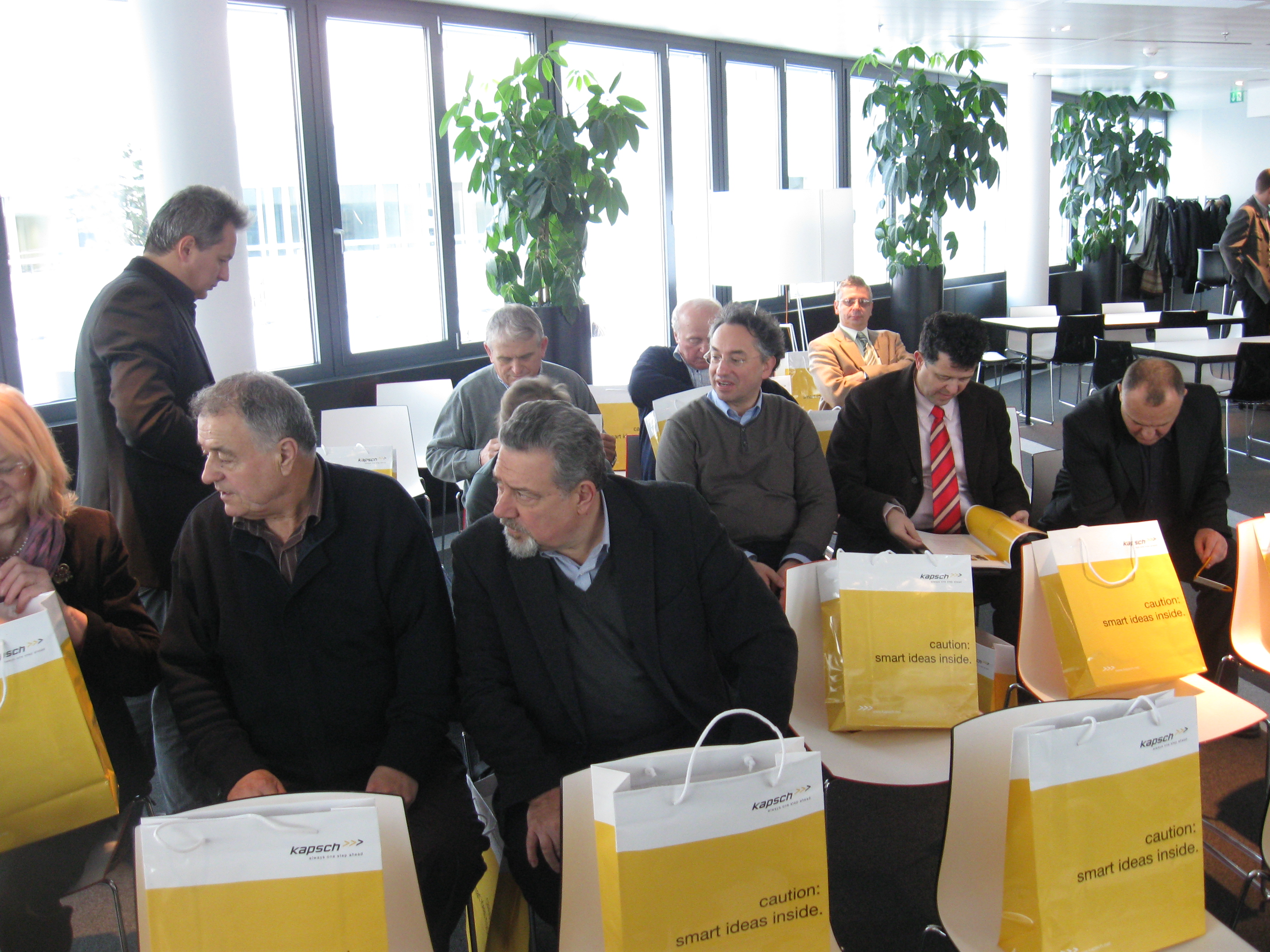 Serbian delegation in Kapsch Company